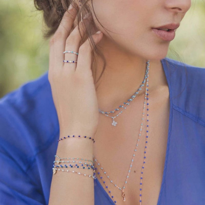 Pulsera Classic oro rosa Bleuet 17cm - Imagen 2